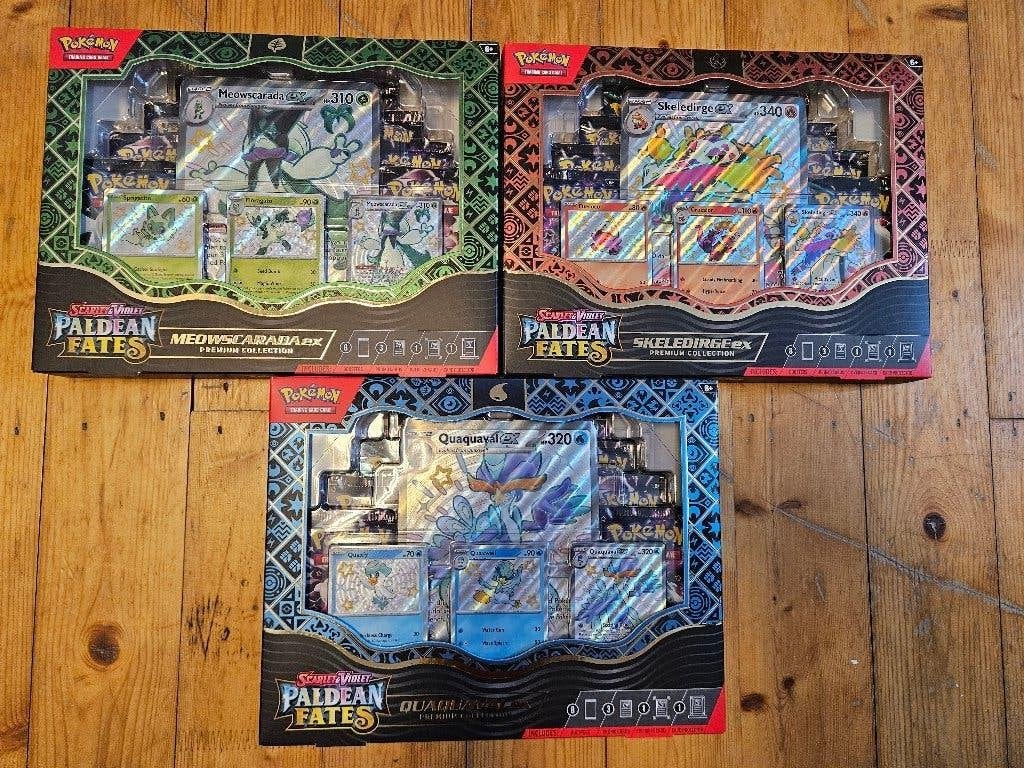 Paldean fates ex premium collection box, Enlèvement, Neuf, Booster