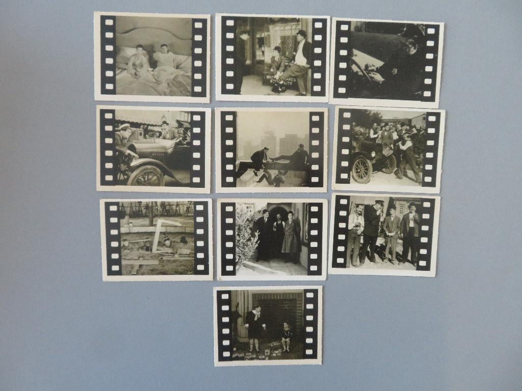 10 chromo,s Dick & Doof Dikke en de Dunne Monty 1971, Verzamelen, Ophalen of Verzenden, Zo goed als nieuw, Overige onderwerpen