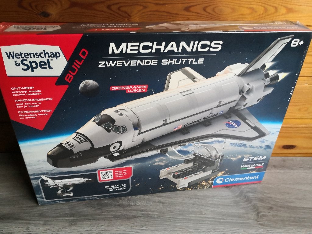 Clementoni Mechanics Zwevende Shuttle, Ophalen