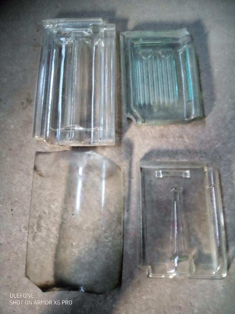 glazen dakpannen, Tuiles, Enlèvement, Utilisé, Autres matériaux