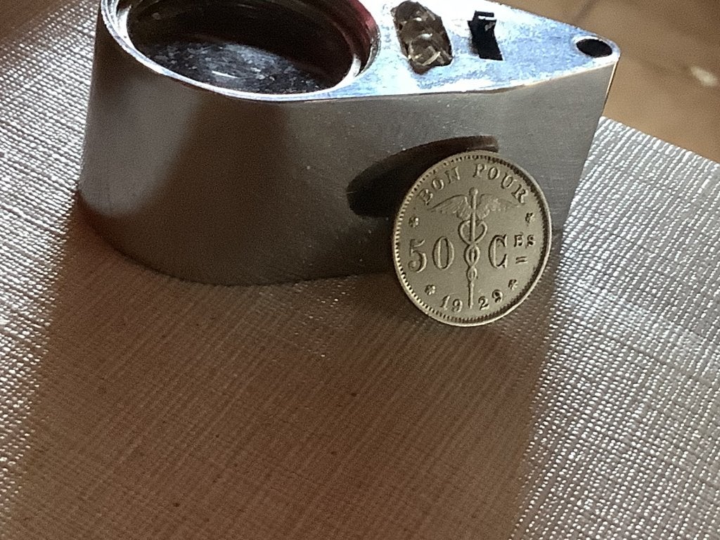 50 centimes 1923 België, Ophalen of Verzenden, Overig, Losse munt