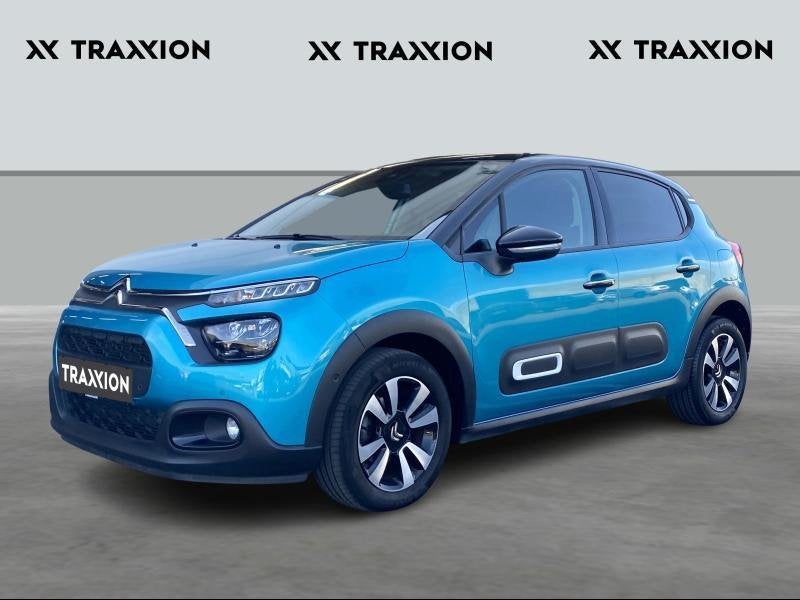 Citroen C3 1.2 PT 110 EAT6 Shine, Automaat, 1199 cc, Blauw, 107 g/km