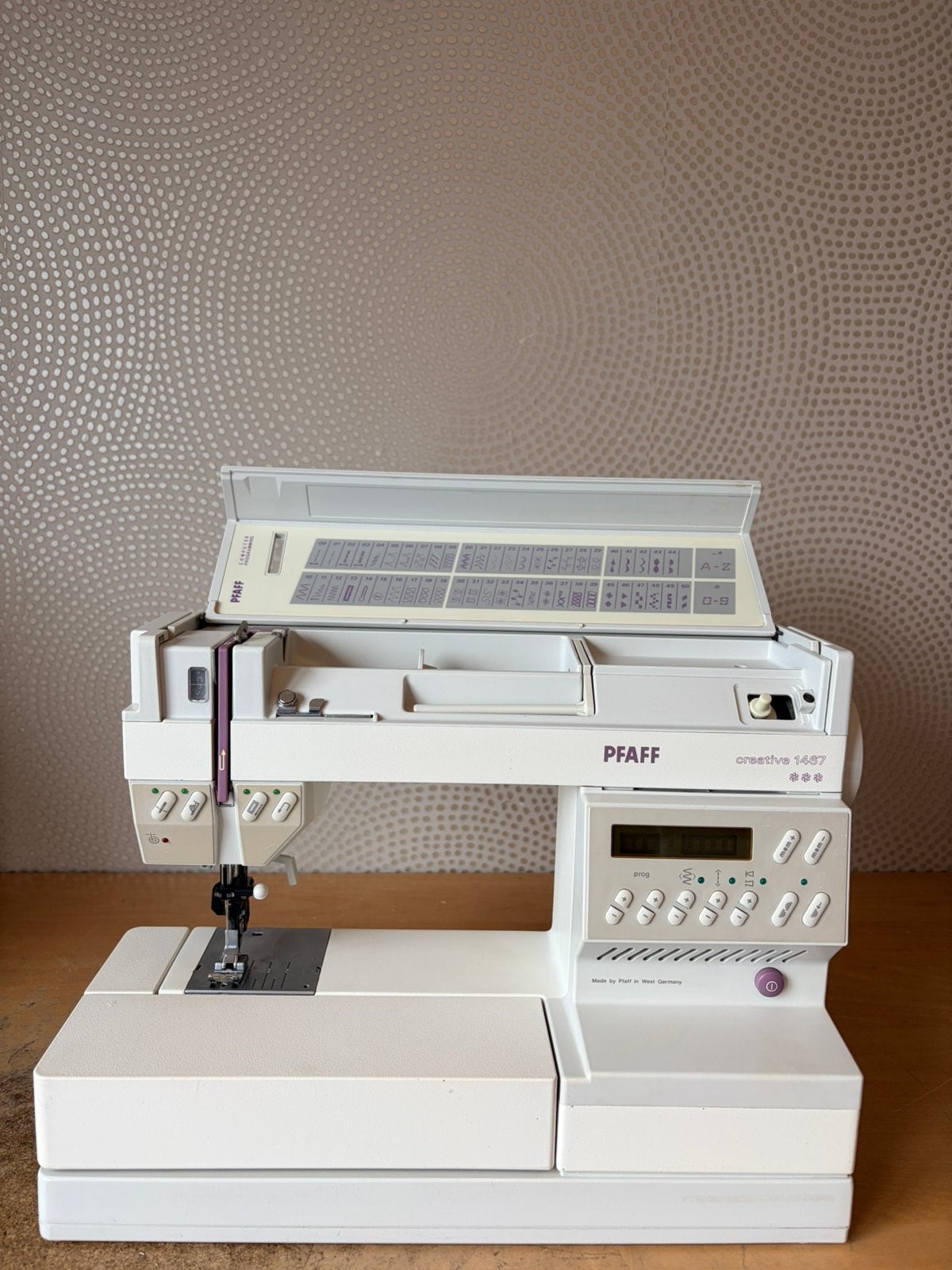 NAAIMACHINE PFAFF CREATIVE 1467 MET IDT DUBBEL TRANSPORT, Ophalen of Verzenden, Gebruikt, Naaimachine, Pfaff