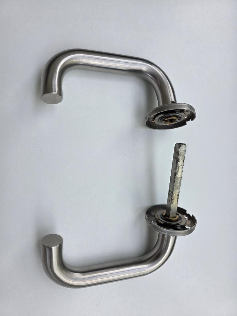 metalen deurklink 7 paar, Doe-het-zelf en Bouw, Ophalen, Zo goed als nieuw, Metaal, Binnendeur
