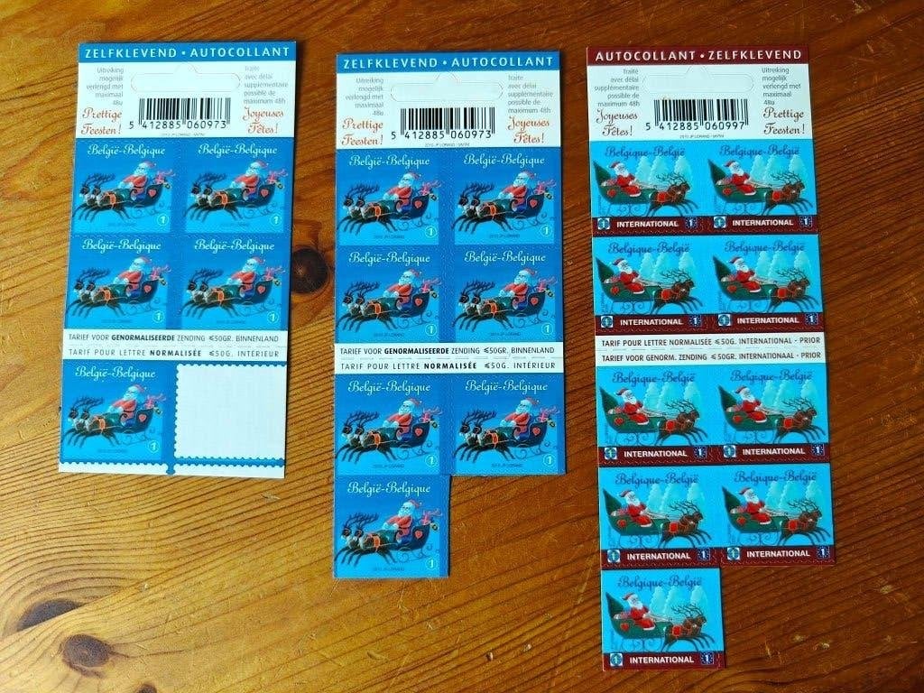 Timbres de Belgique 2010 - Traîneau de Noël, Timbres & Monnaies, Timbres | Europe | Belgique, Sans timbre, Neuf, Enlèvement ou Envoi