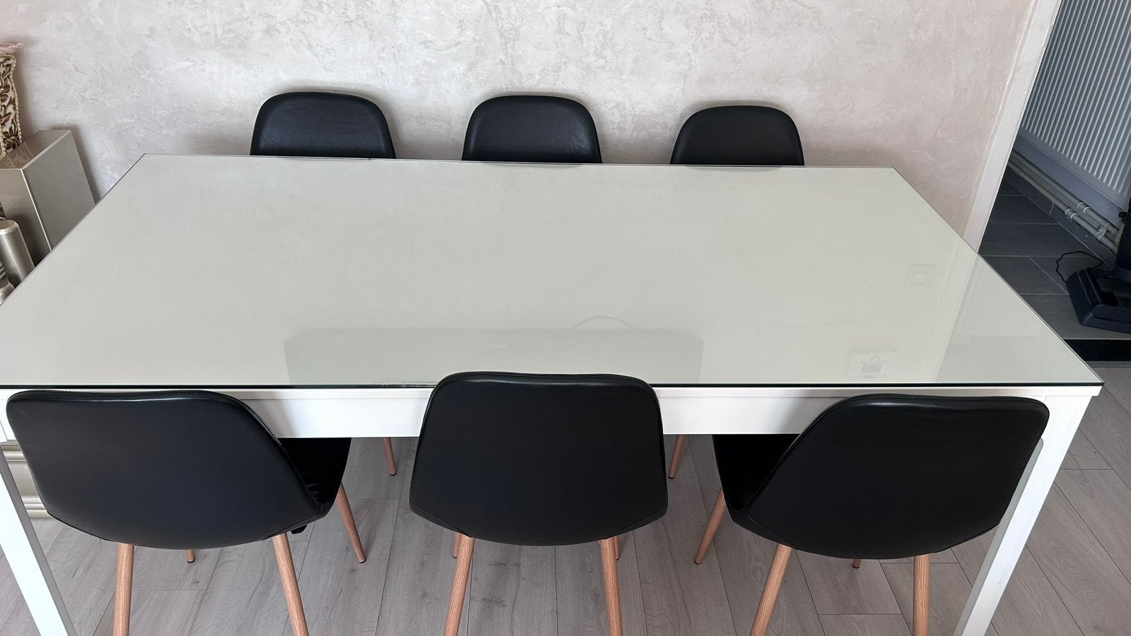 Ikea eet tafel, Huis en Inrichting, Ophalen, Zo goed als nieuw, Glas