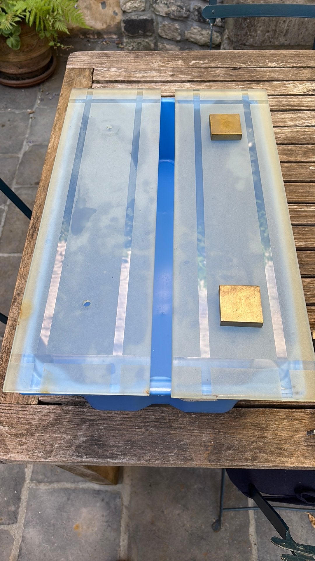 Glasplaat, Doe-het-zelf en Bouw, Ophalen, Gebruikt, Minder dan 80 cm, Minder dan 80 cm