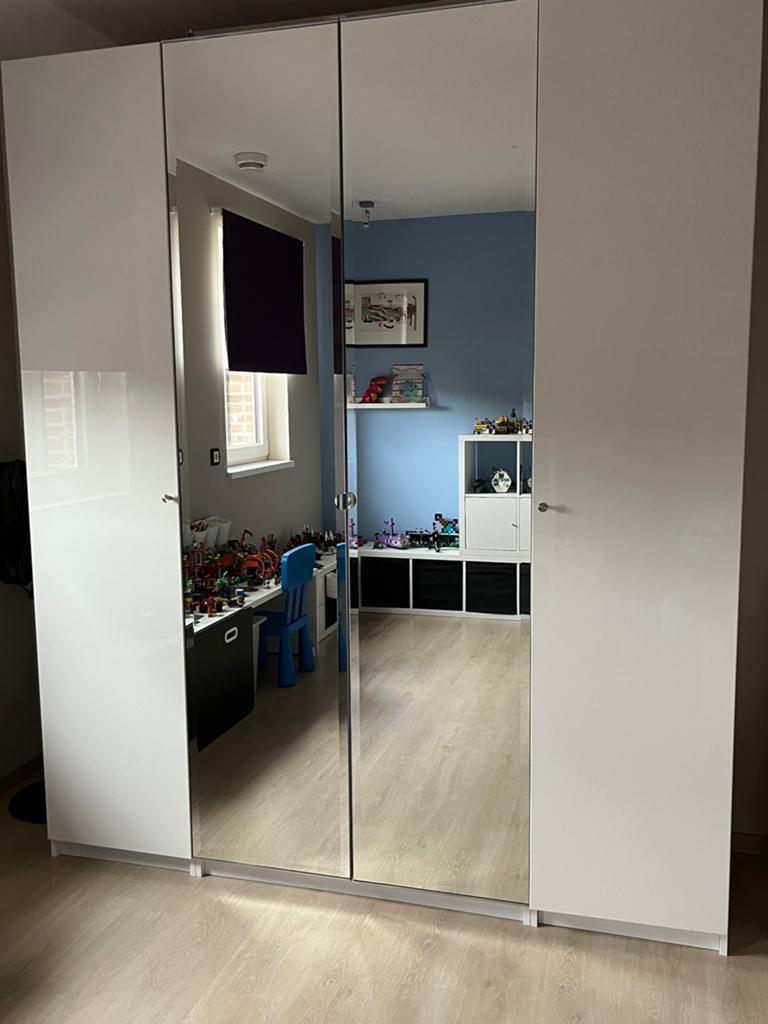 Grote kleerkast, Gebruikt, 200 cm of meer, 150 tot 200 cm, 50 tot 75 cm