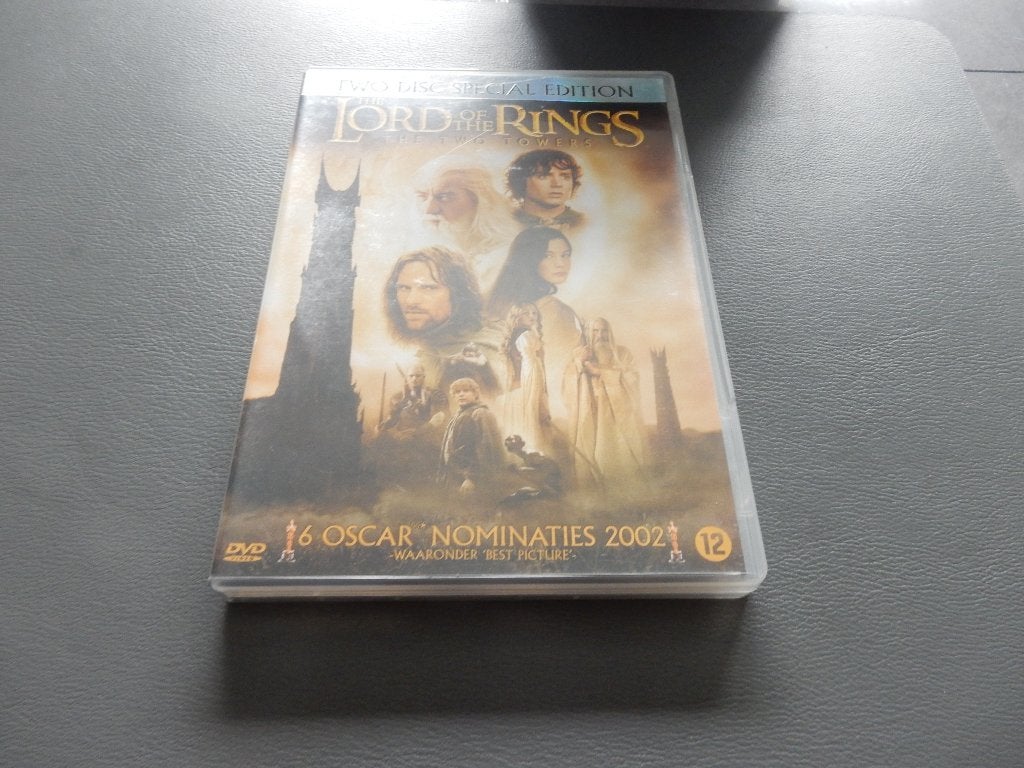 nr.918- Dvd: lord of the rings- the two towers - 2 disc, Engels, Nederlands, Ophalen of Verzenden, Zo goed als nieuw