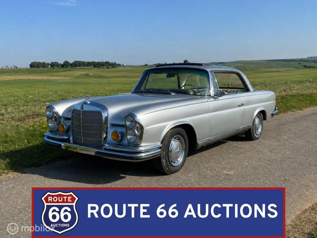 Mercedes-Benz 220 SEb Coupe | 1962 | Route 66 Auctions, Auto's, Oldtimers, Bedrijf, Te koop, Mercedes-Benz, Benzine, Overige carrosserie