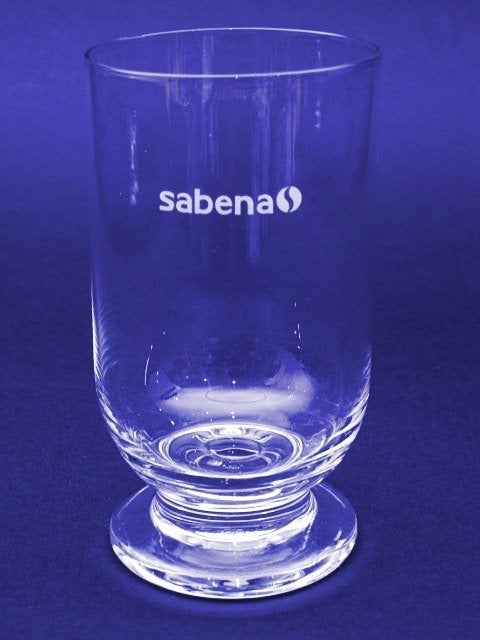 Verre à vin Sabena — Avec logo et pied large #4, Collections, Enlèvement ou Envoi, Neuf
