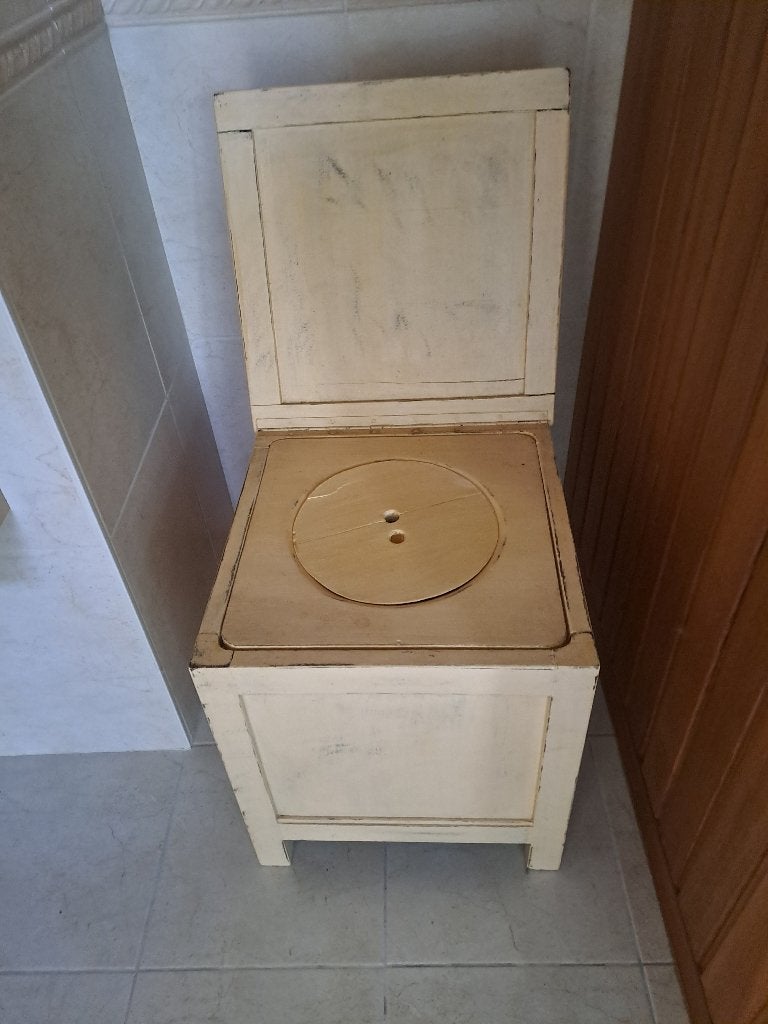antieke kakstoel of toiletstoel, Antiek en Kunst, Ophalen