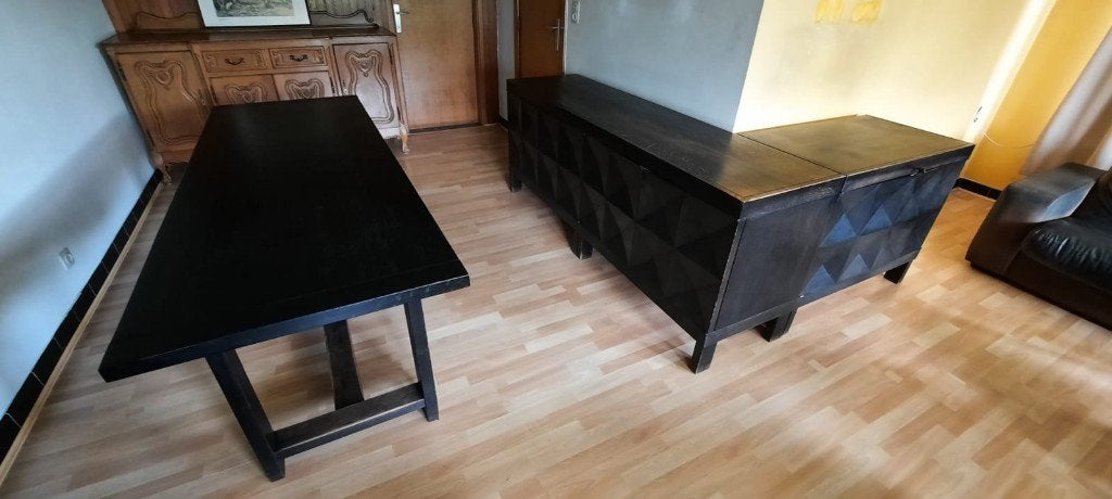 Table et armoires De Coene, Maison & Meubles, Salles à manger complètes, Utilisé, 6 à 8 chaises, Enlèvement