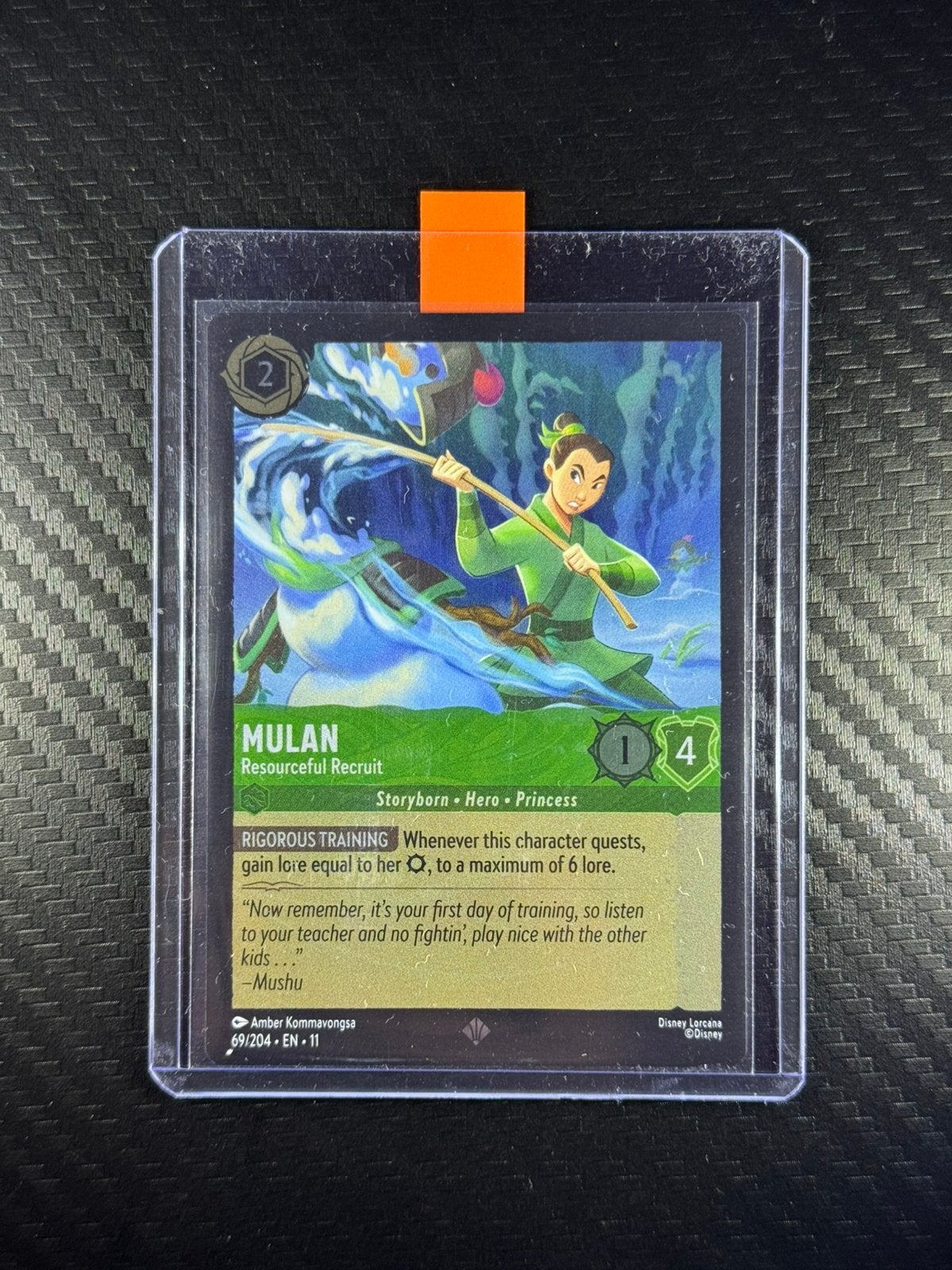 Mulan | Recruit | Character | Holo | Winterspell | #69/204, Verzenden, Nieuw, Losse kaart