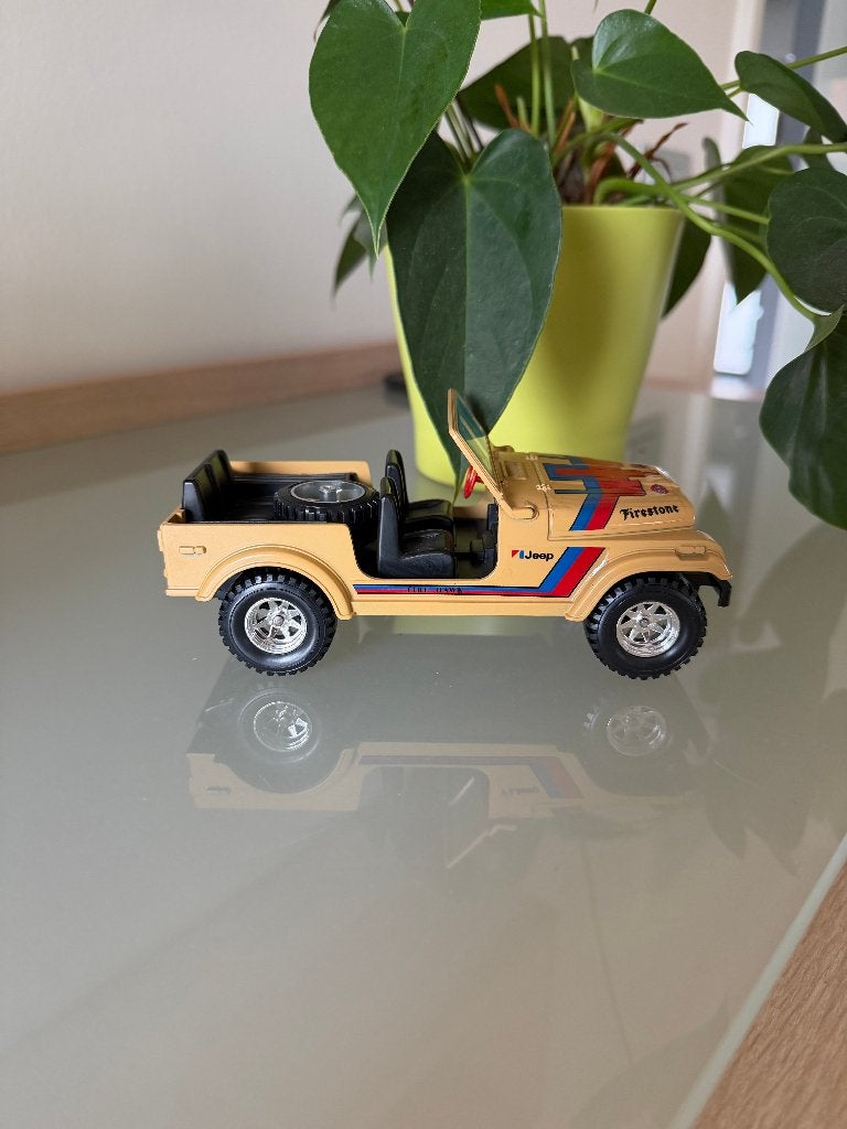 Jeep CJ-7 Firestone d'époque Bburago, Enlèvement ou Envoi