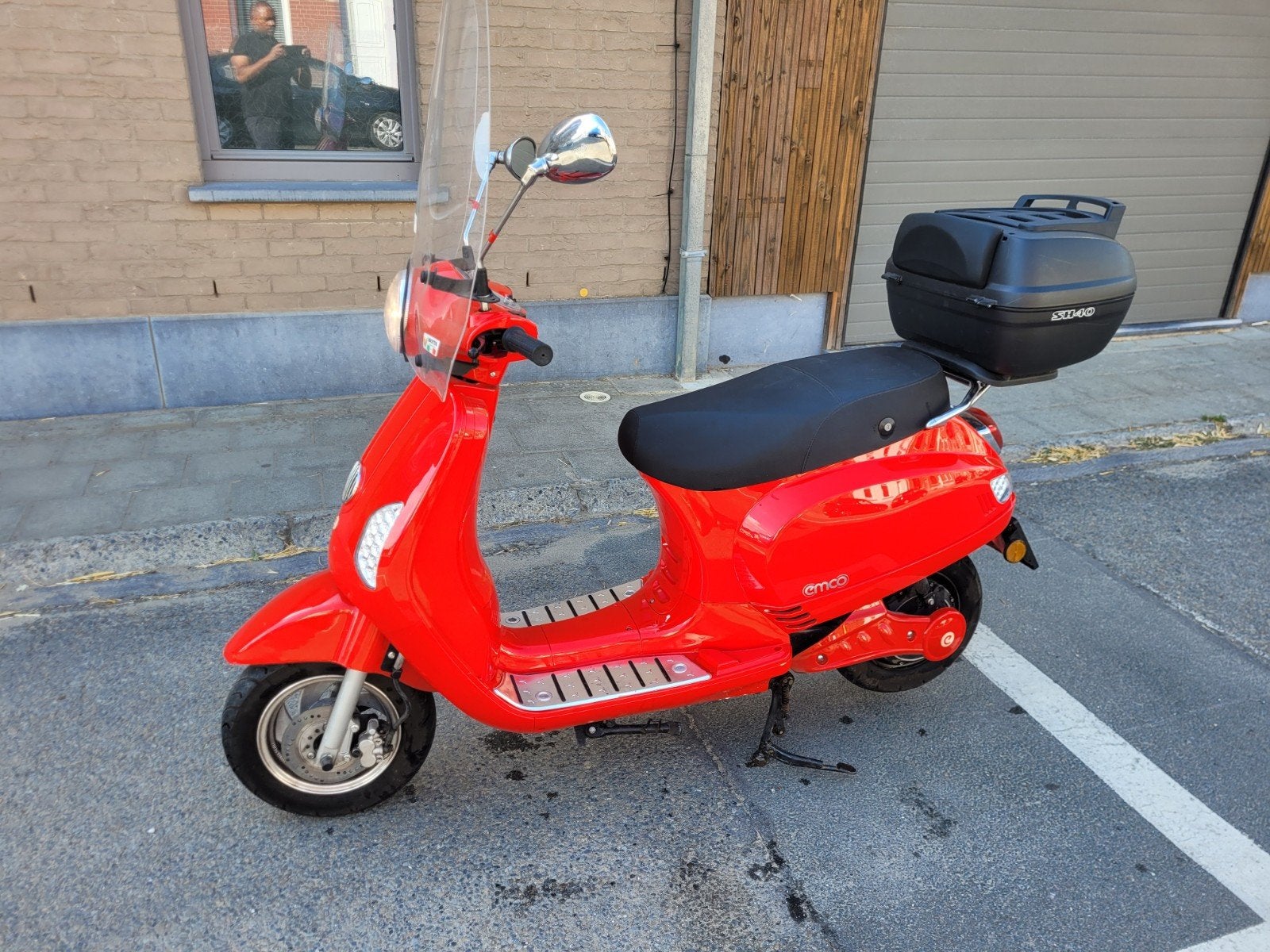 Elektrische scooter emco 45 km/h B batterij Nieuw!!, Fietsen en Brommers, Scooters | Overige merken, Elektrisch
