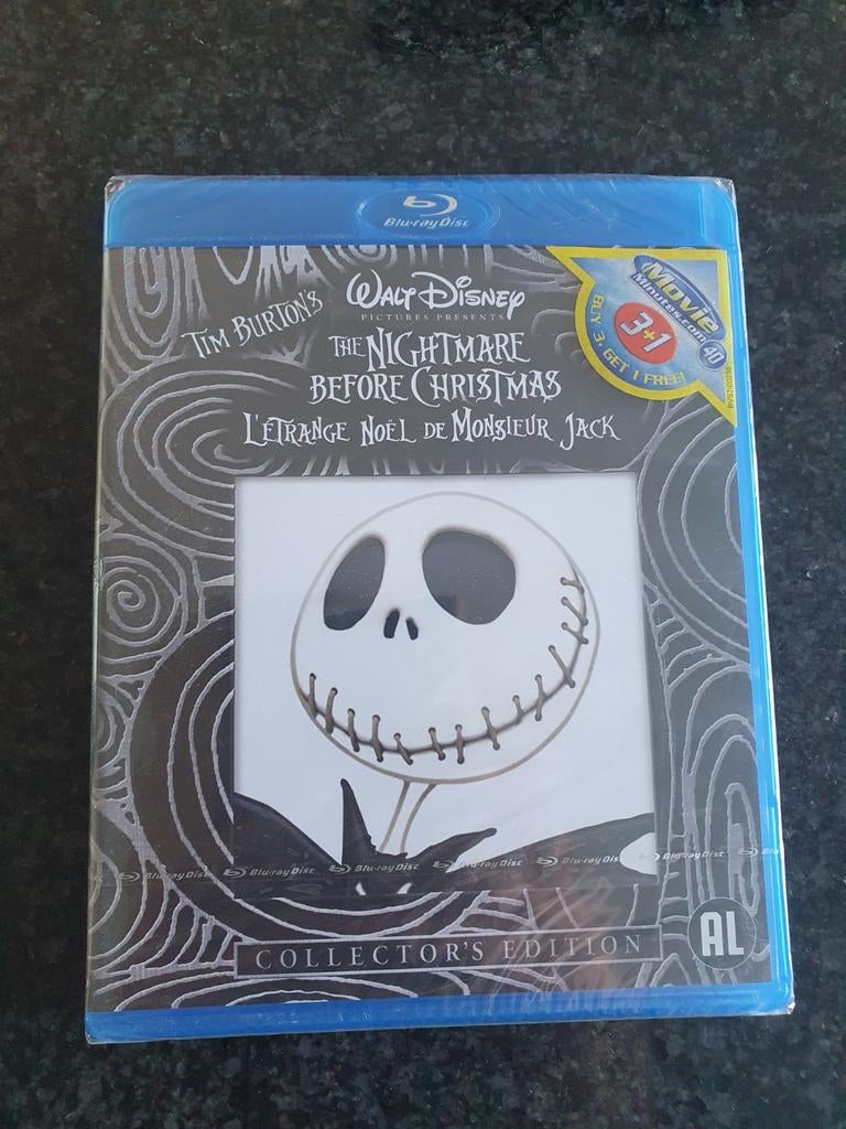 The nightmare before Christmas blu ray nieuw NL, Cd's en Dvd's, Ophalen of Verzenden, Nieuw in verpakking
