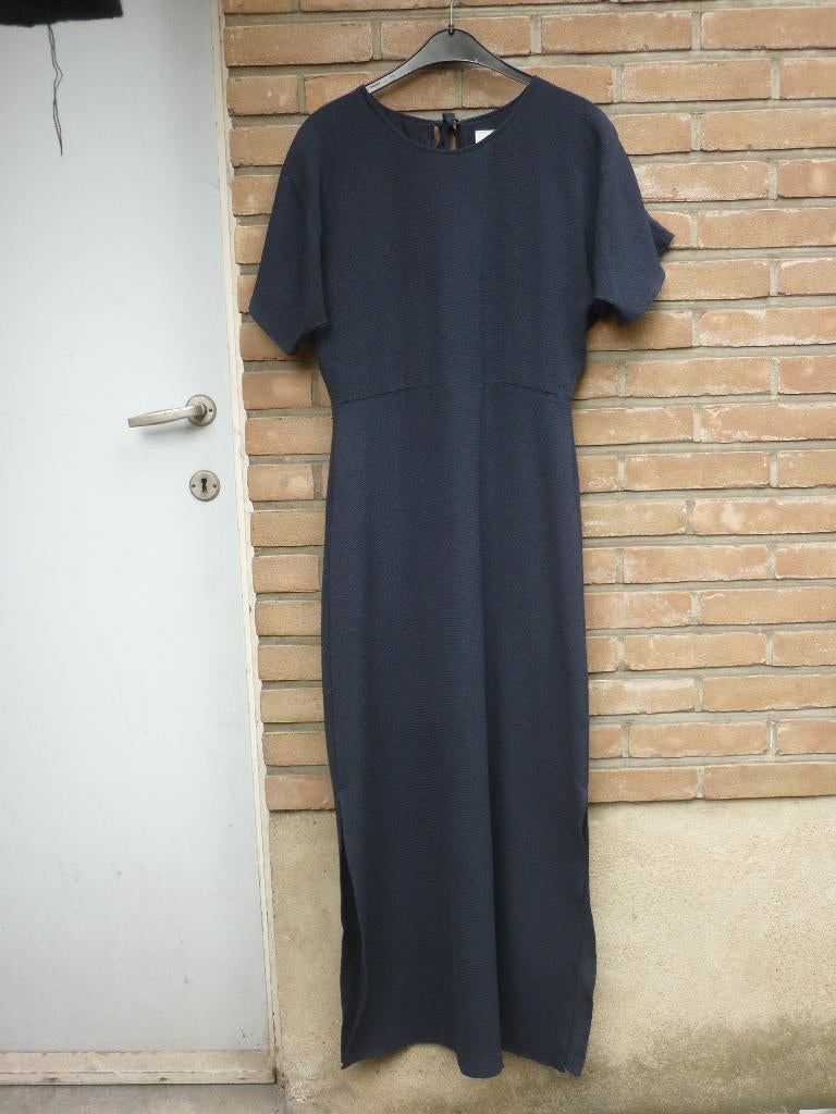 Lange Zomerjurk Ichi, Blauw, Ophalen of Verzenden, Maat 36 (S), Gedragen