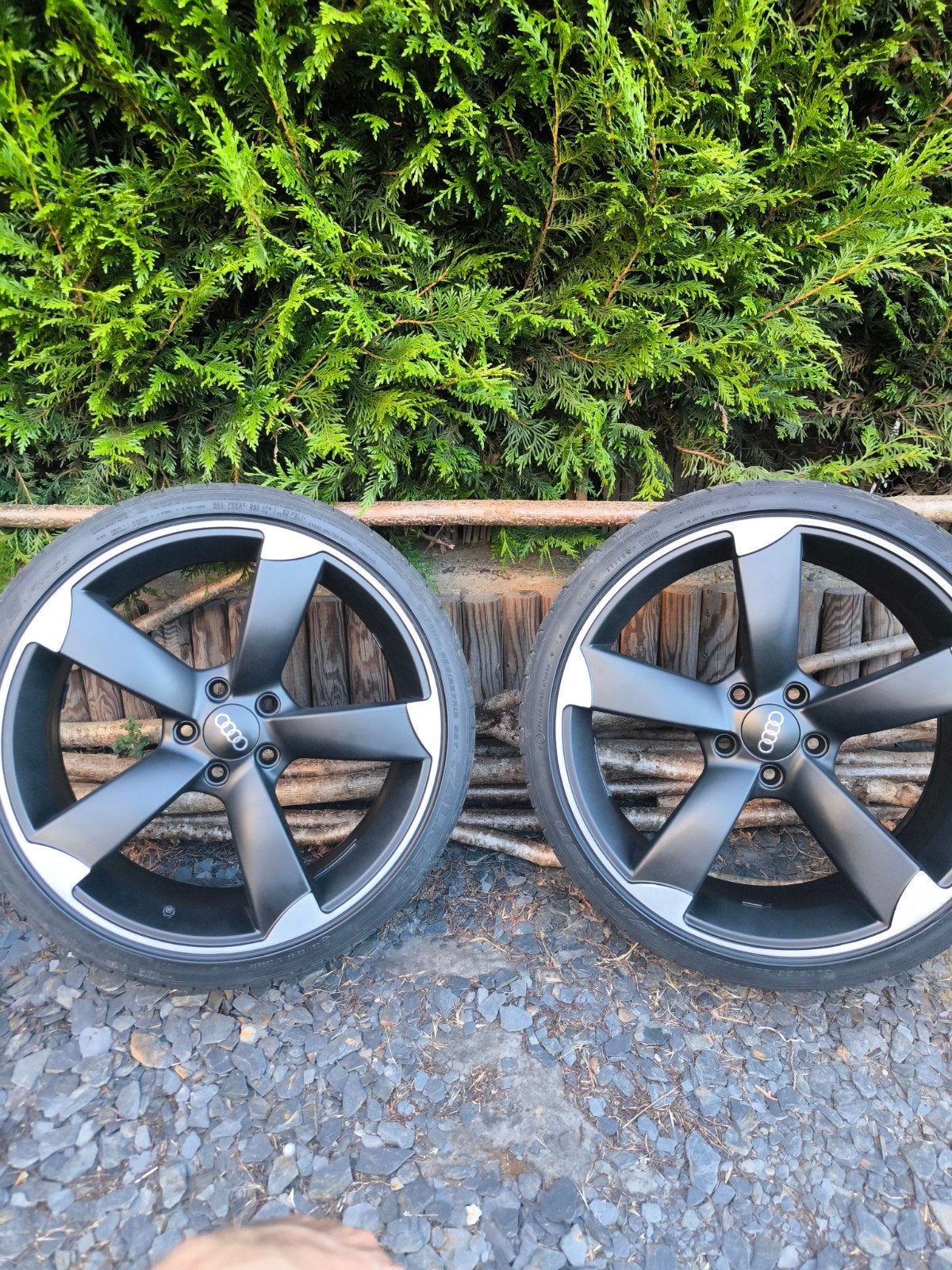 2 jantes Audi rotor 19 pouces 225/35-19 entraxe 5x112, Enlèvement