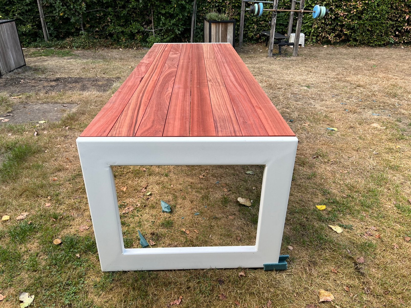 Tafel padouk, Tuin en Terras, Tuintafels, Ophalen, Nieuw