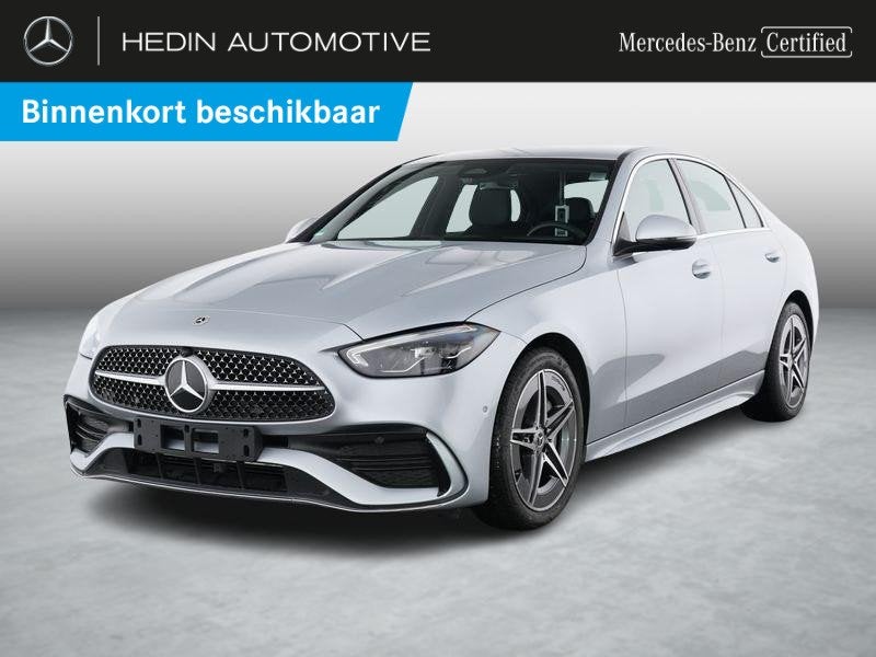 Mercedes-Benz C-Klasse 180 Berline AMG Line | Dodehoekassist, Auto's, Automaat, 4 deurs, 4 cilinders, Bedrijf