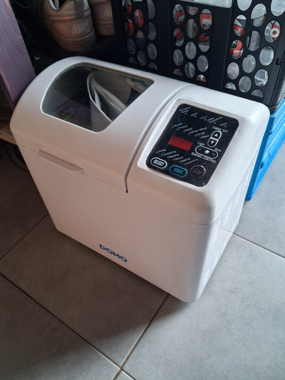 broodbakmachine Domo, Enlèvement, Comme neuf, Fenêtre transparente