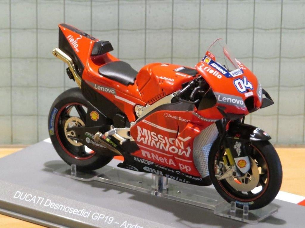 Andrea Dovizioso Ducati Desmosedici 2019 1:18, Ophalen of Verzenden, Nieuw, Motor, Overige merken