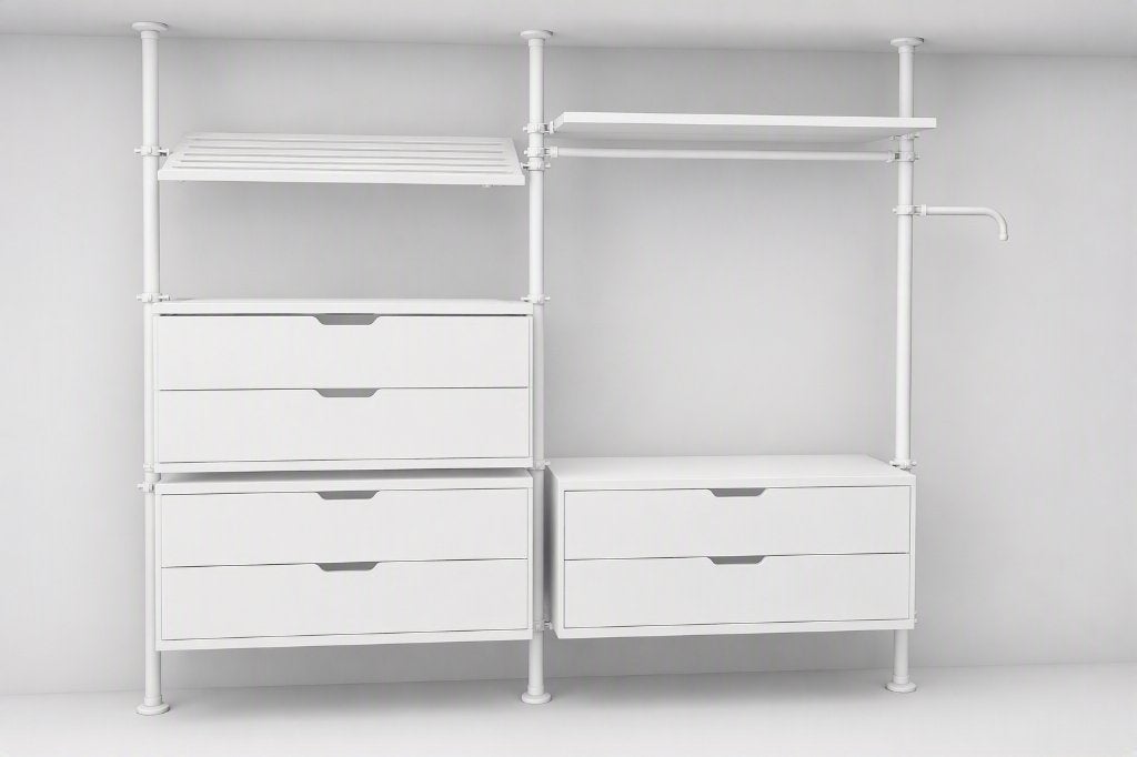 modulair vloer-tot-plafond wandmeubel systeem IKEA Stolmen, 25 à 50 cm, 200 à 250 cm, Autres essences de bois, Enlèvement
