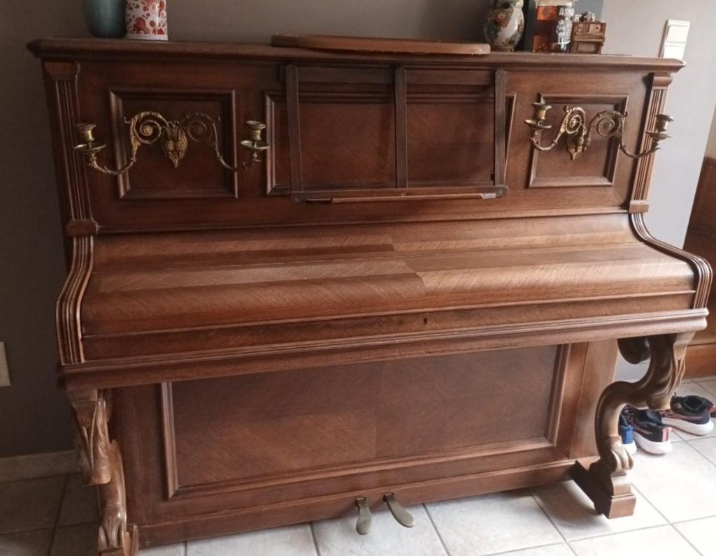 Piano droit Erard, Musique & Instruments, Enlèvement, Utilisé, Brun, Piano
