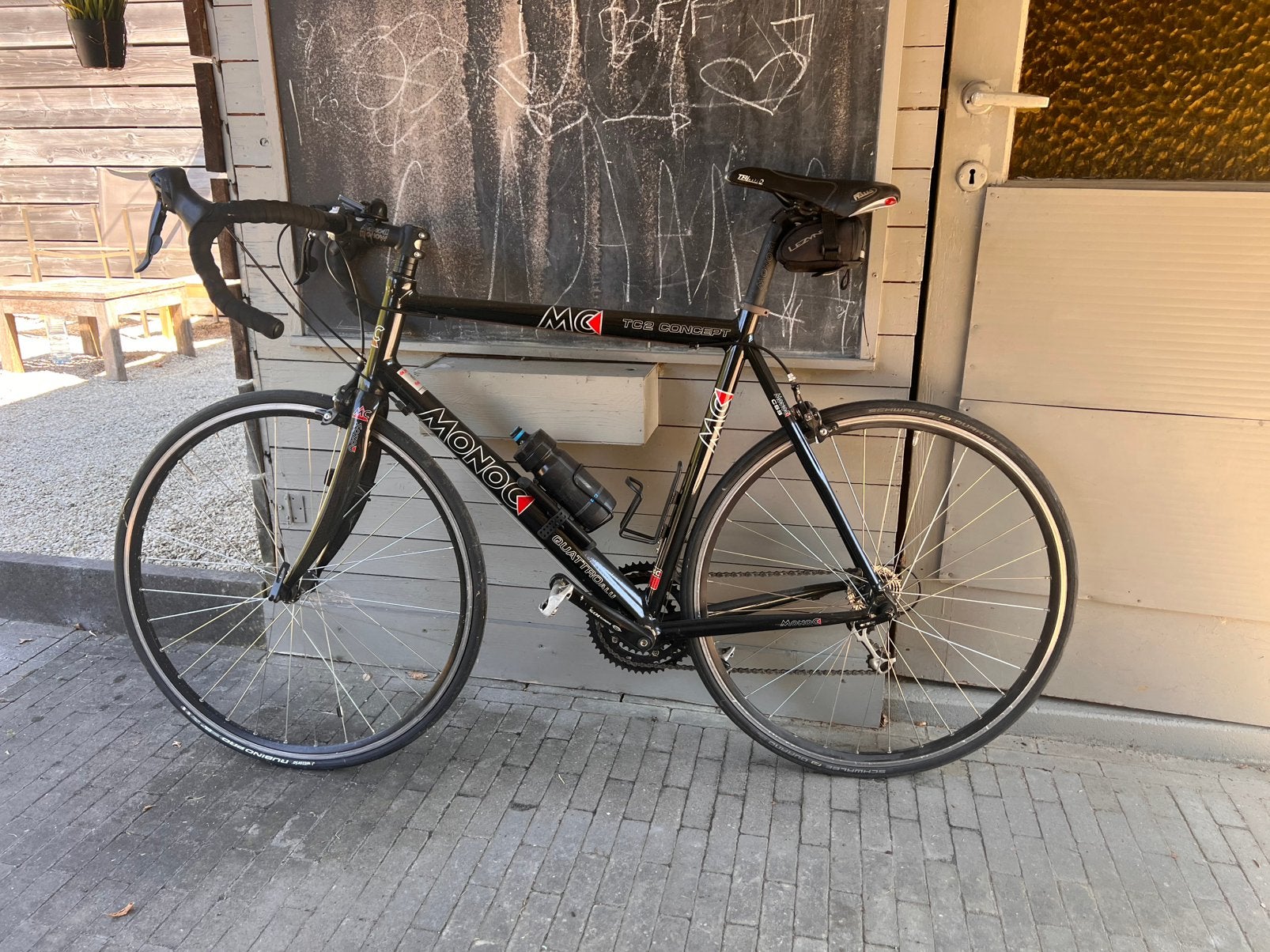 Koersfiets MONOC, Fietsen en Brommers, Gebruikt, Velgrem, 15 tot 20 versnellingen, 57 tot 61 cm