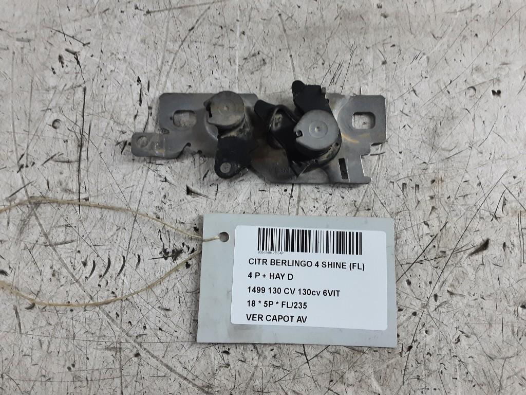 SERRURE CAPOT Citroën Berlingo Multispace (9808870280), Autos : Pièces & Accessoires, Citroën, Mevr. I. Hauben, Utilisé, Rue de l'Espoir 34 34
4030  GRIVEGNÉE, BE