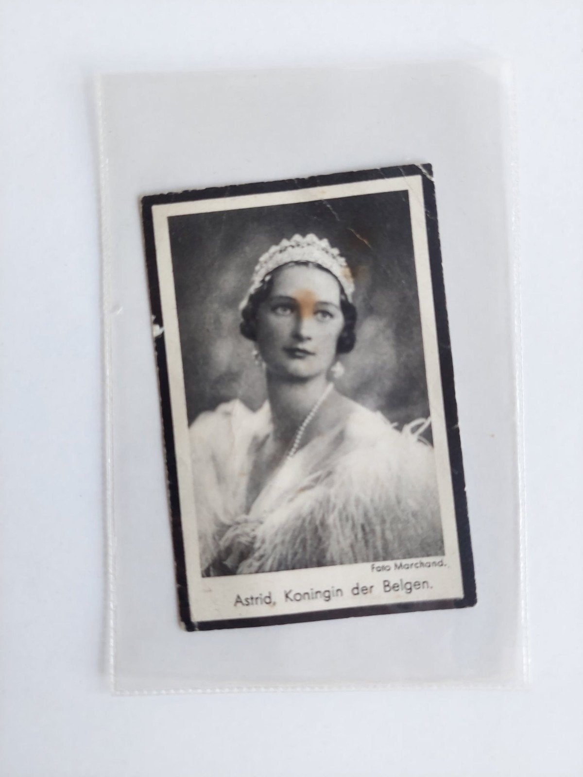 Bidprentje Koningin Astrid, Collections, Enlèvement