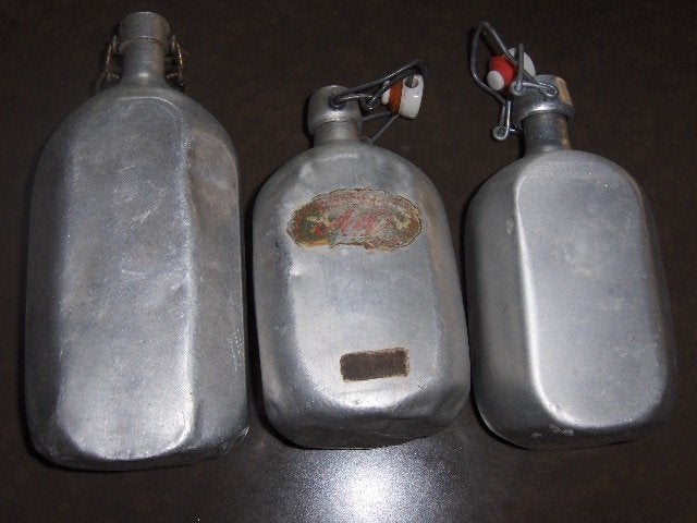 3 gamellen + 1 x bestek+ pannengreep+ 2 drinkbussen, Caravans en Kamperen, Ophalen