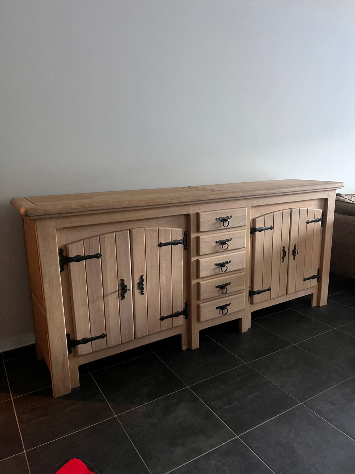 Kast dressoir hout, Huis en Inrichting, Kasten | Dressoirs, Ophalen, Zo goed als nieuw, Landelijk