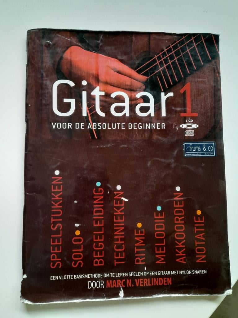 Gitaar voor de absolute beginner, Boeken, Instrument, Marc N. Verlinden, Ophalen, Gelezen