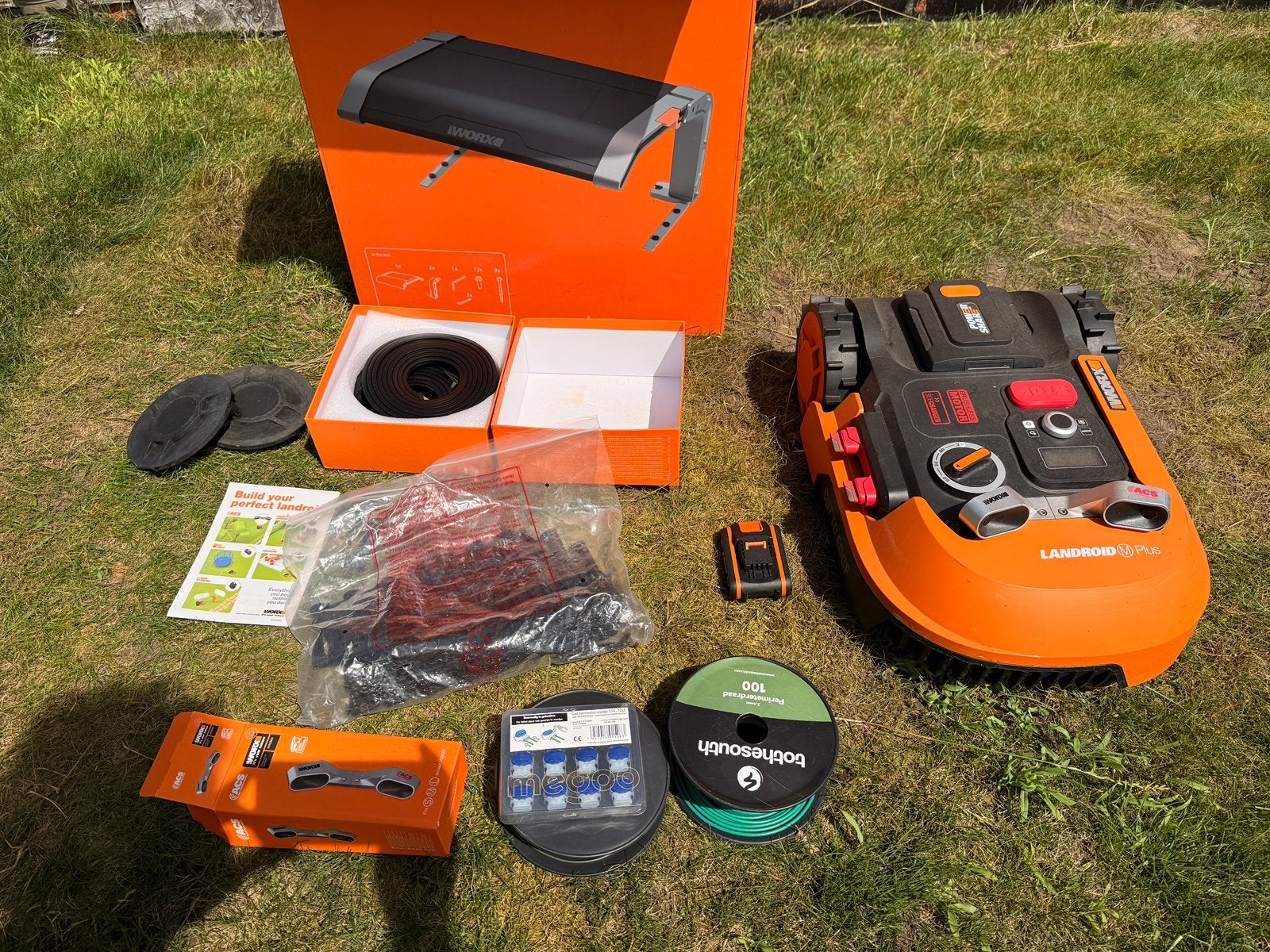 Worx Landroid M500+ robotmaaier met veel extra’s, Enlèvement, Comme neuf