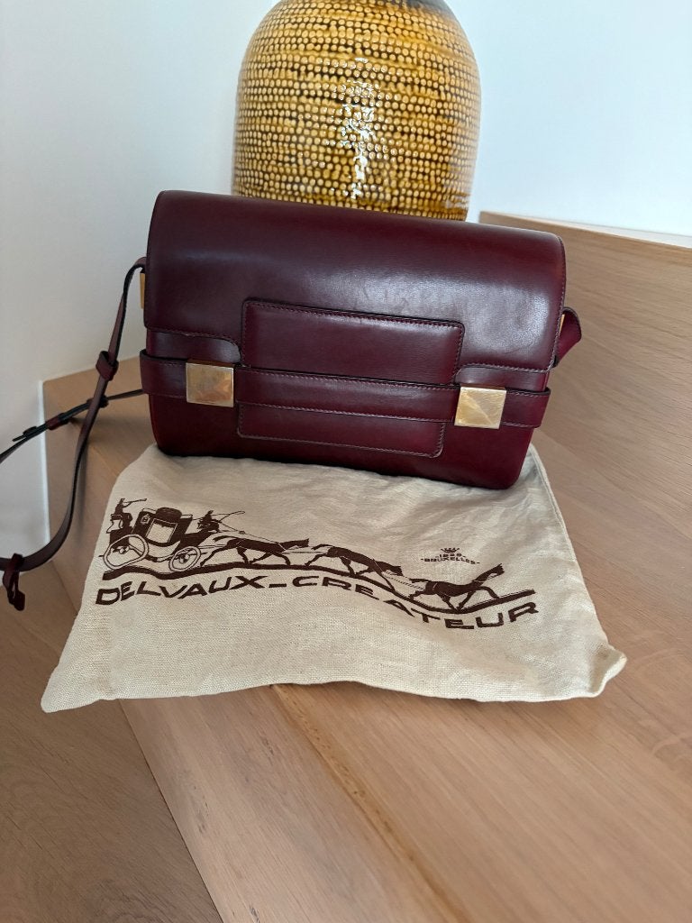 Delvaux Le Marronnier, Enlèvement ou Envoi, Utilisé, Autres couleurs, Sac à bandoulière