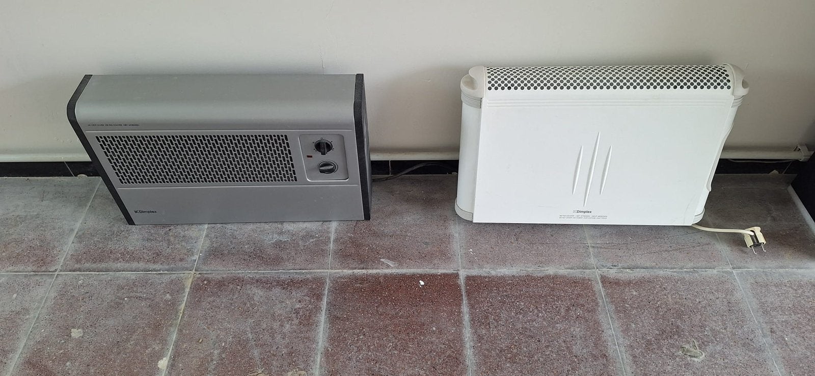 Twee elektrische vuurtjes - elektrische verwarming, Ophalen, Gebruikt