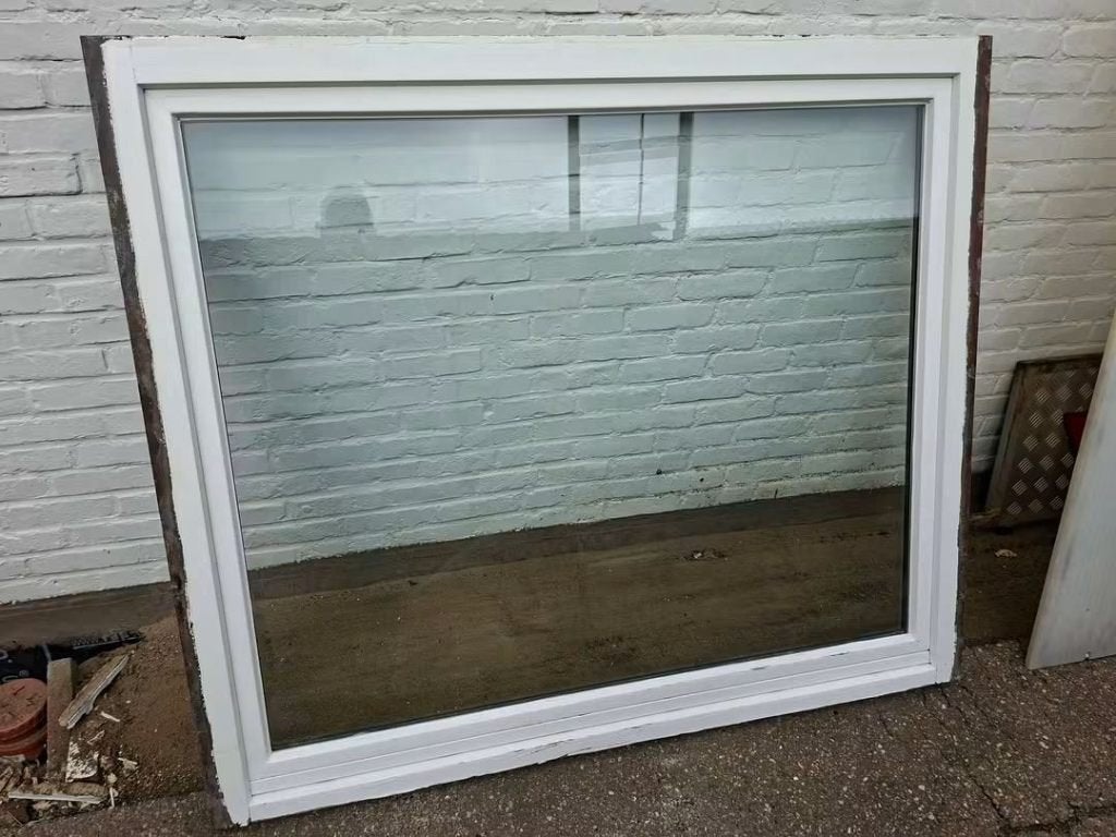 GRATIS raam, Bricolage & Construction, Enlèvement, Utilisé, Fenêtre de façade ou Vitre, Double vitrage