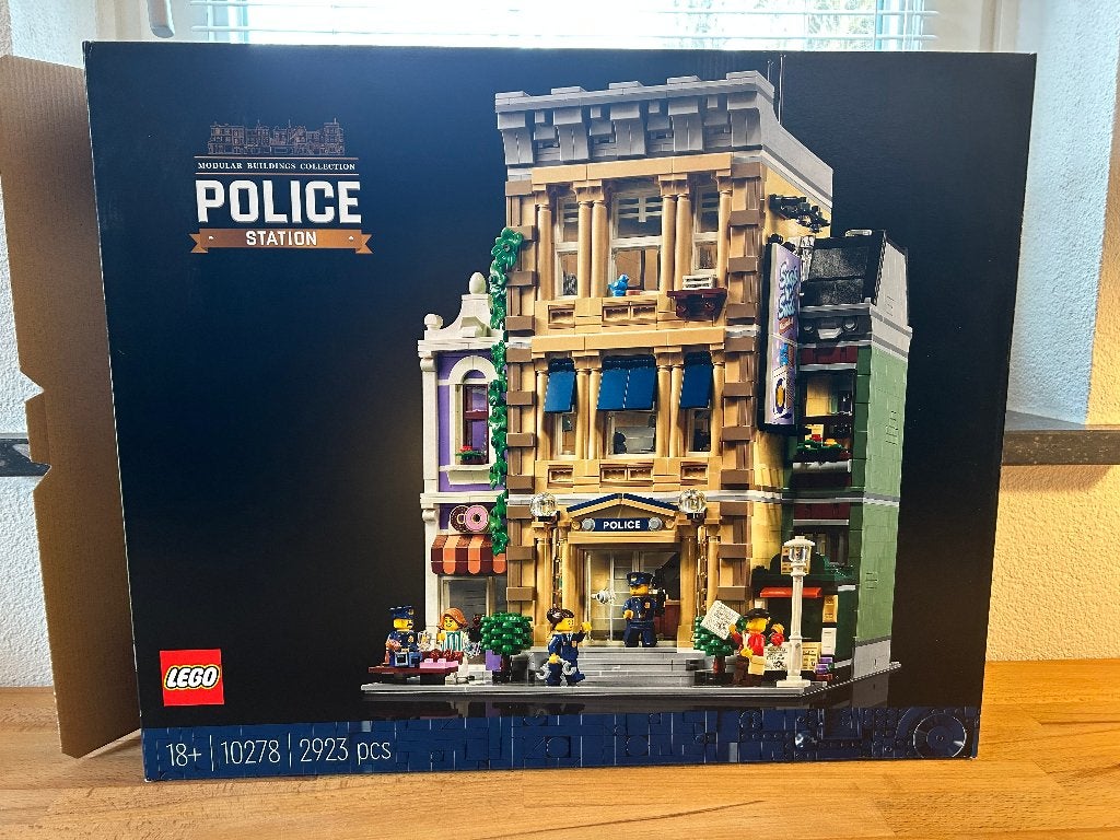 Lego Icons Modular 10278 - Police Station, Inclusief instructies, Lego, Ophalen of Verzenden, Zo goed als nieuw