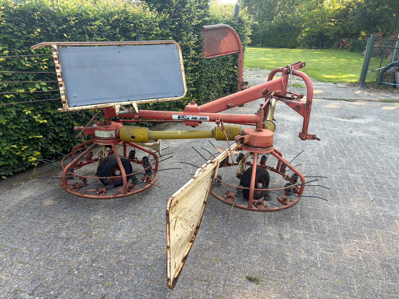 Pz schudder en niemeyer hark, Ophalen, Veehouderij, Weidebouw