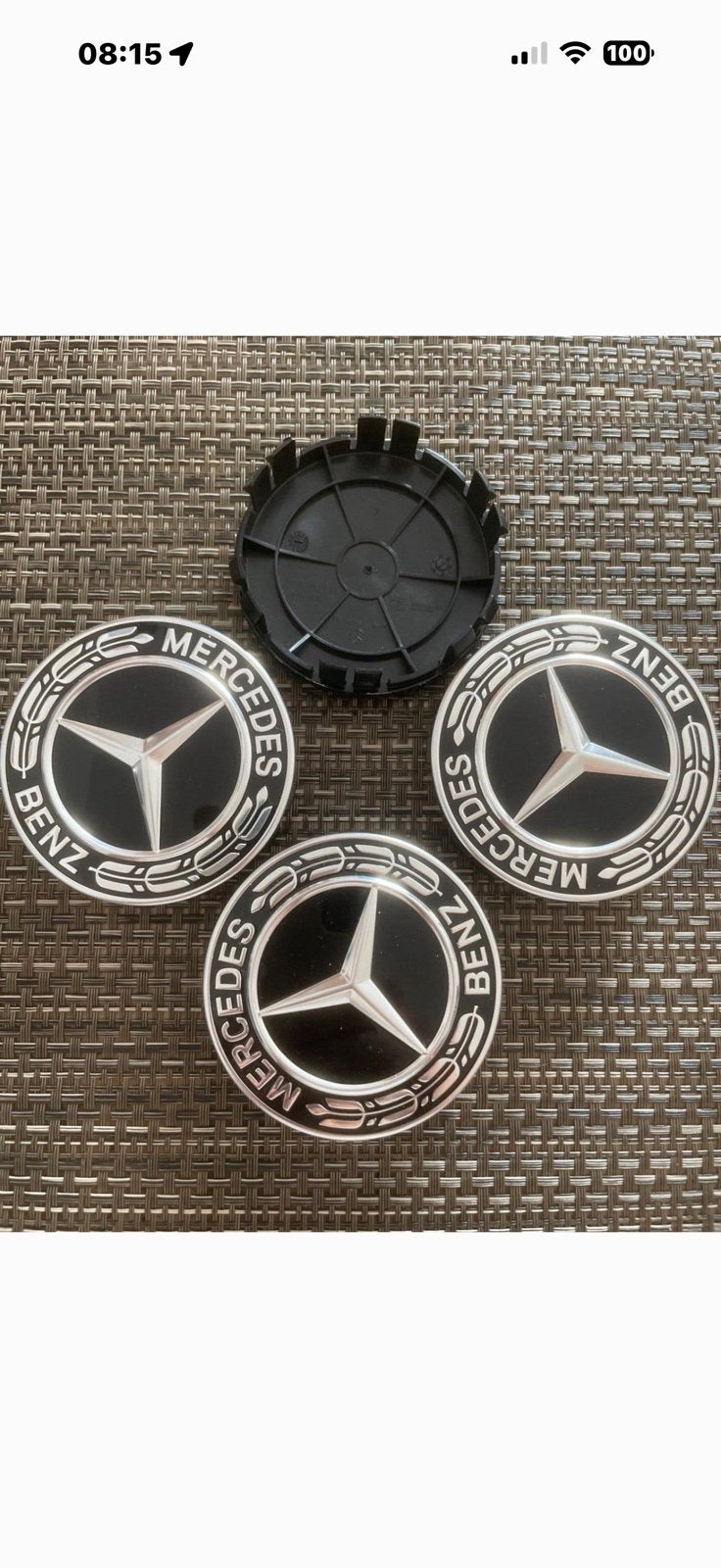 Cache jantes mercedes, Enlèvement, Comme neuf