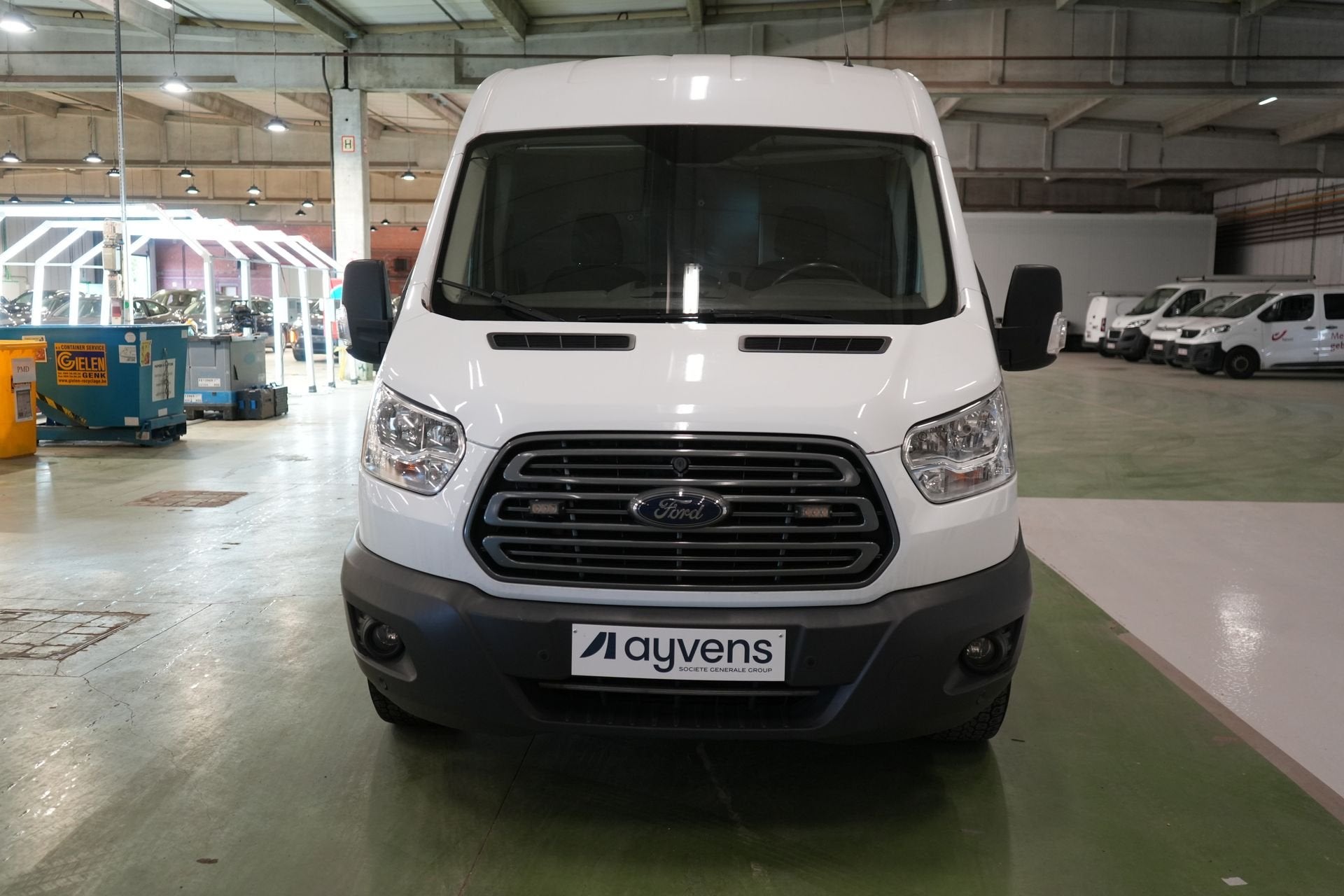 (1XCK301) FORD TRANSIT 2T 350M FOU MWB HR DSL, Voorwielaandrijving, Stof, Euro 6, Wit