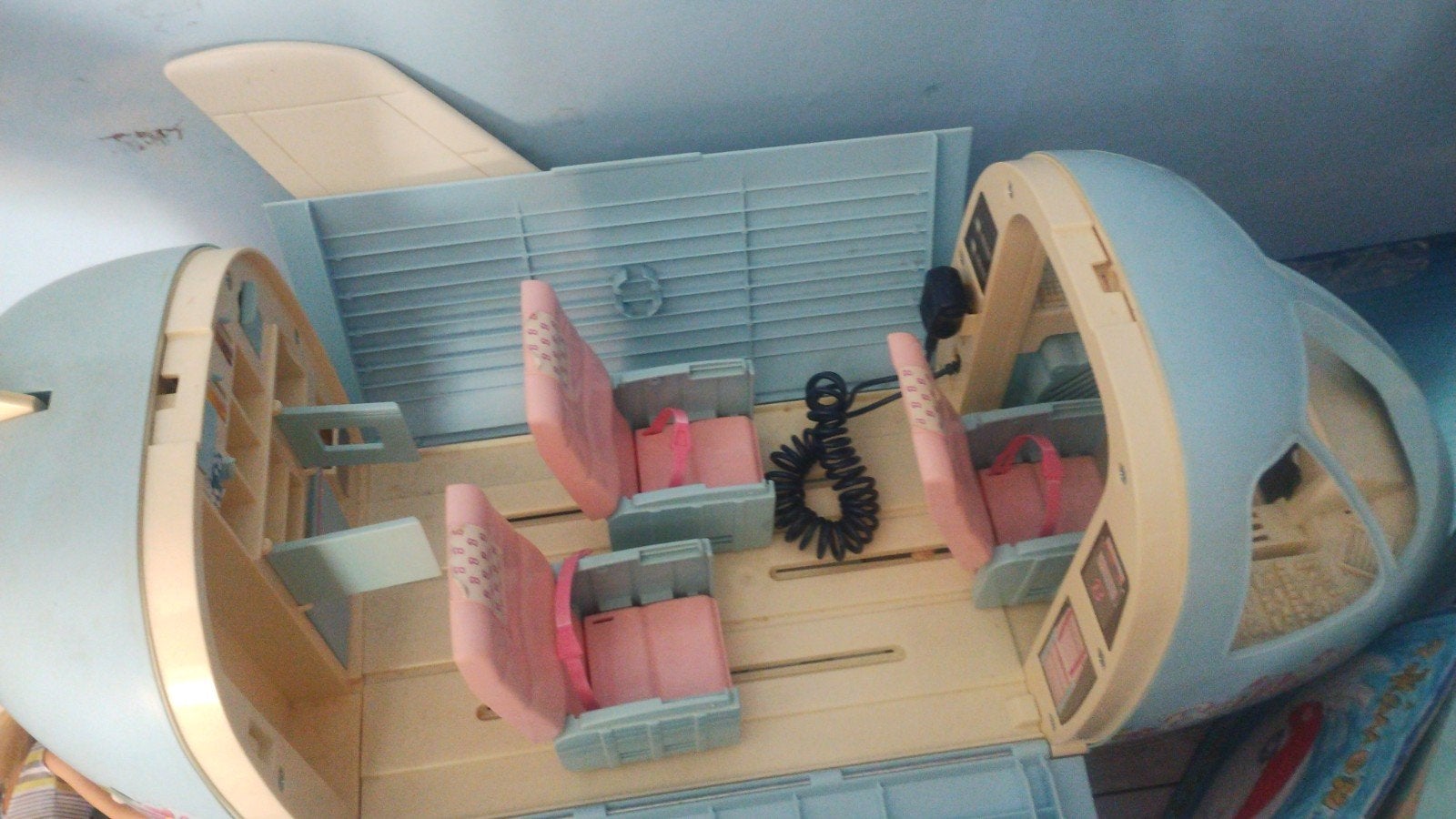 Vintage Barbie vliegtuig, Verzamelen, Boekenleggers, Ophalen