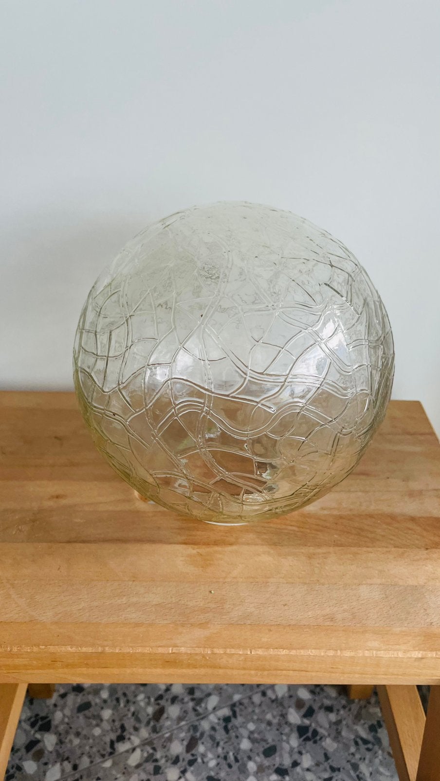 Verre convexe Art Déco en verre pressé, diamètre 20, Antiquités & Art, Enlèvement ou Envoi