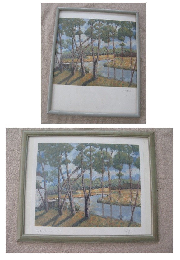 lithografie van paul ghuys, Antiek en Kunst, Ophalen of Verzenden, Lithografie