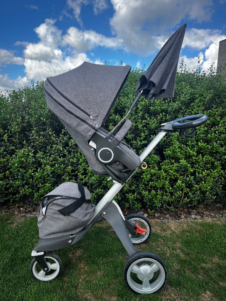 Zeer complete stokke buggy, Kinderen en Baby's, Ophalen, Zo goed als nieuw, Overige merken, Regenhoes