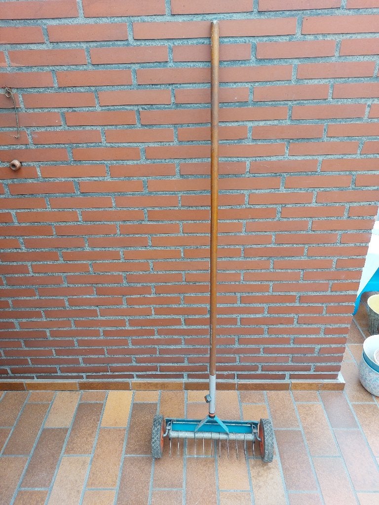 Gardena verticuteerder, Ophalen, Gebruikt