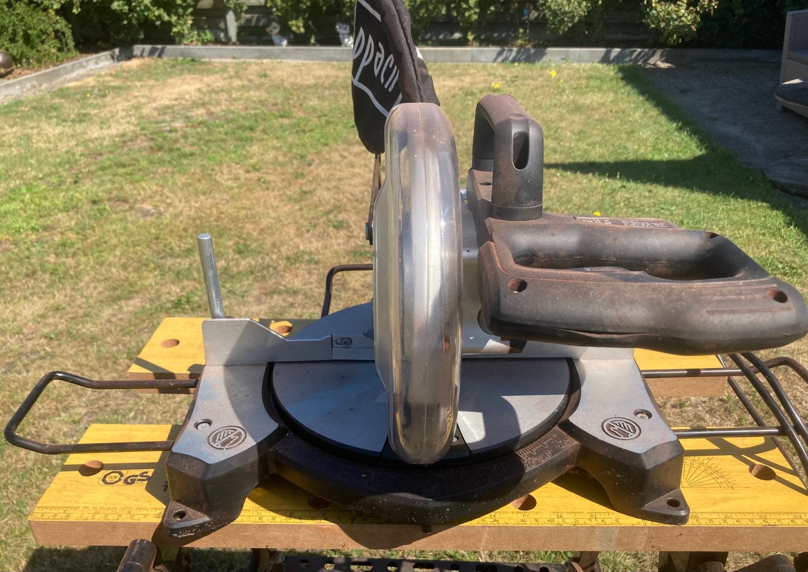 Scheppach zaagmachine, Doe-het-zelf en Bouw, Ophalen, Gebruikt, Afkortzaag