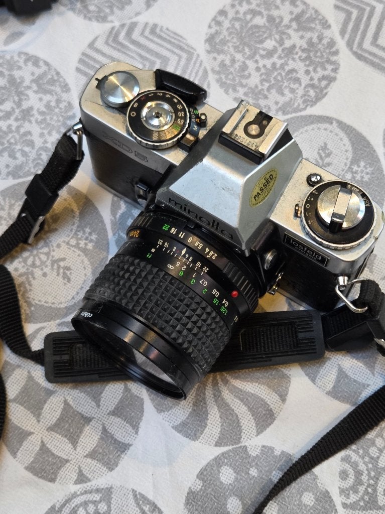 Minolta XD5 analoge reflex camera, Audio, Tv en Foto, Ophalen, Gebruikt, Spiegelreflex, Minolta
